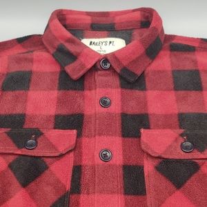 Bailey's Point Red Plaid Fleece Sz. 10-12